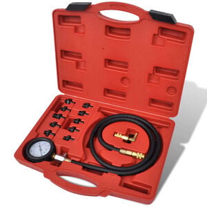vidaXL Kit &agrave; outils de test de pression de l'huile et du moteur