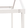 vidaXL Lit superpos&eacute; sans matelas blanc 75x190 cm bois de pin massif