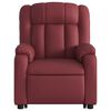 vidaXL Fauteuil inclinable &eacute;lectrique rouge bordeaux similicuir