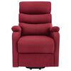 vidaXL Fauteuil de massage Rouge bordeaux Tissu