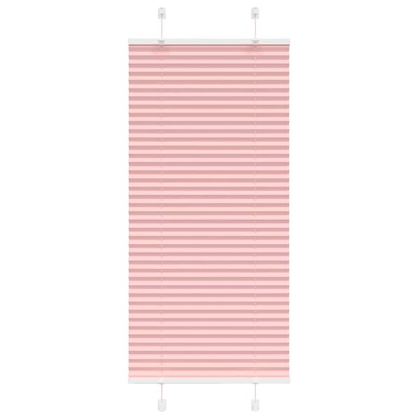 vidaXL Store pliss&eacute; rose 55x150 cm largeur du tissu 54,4 cm polyester