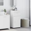 vidaXL Ensemble d'armoire de salle de bain avec tiroir TULUM Blanc