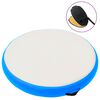 vidaXL Tapis gonflable de gymnastique avec pompe 100x100x15cm PVC Bleu