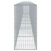 vidaXL Panier gabion avec couvercle 800x50x100 cm fer galvanis&eacute;