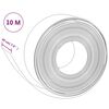 vidaXL Bordures de jardin 4 pcs marron 10 m 20 cm polyéthylène