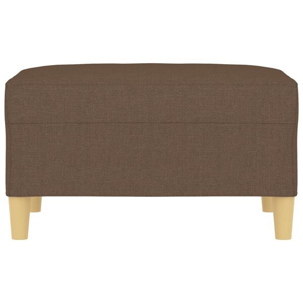 vidaXL Repose-pied Marron 70x55x41 cm Tissu
