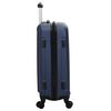 vidaXL Valise 3 pcs Bleu fonc&eacute; 50 x 31 x 78 cm Plastic ABS
