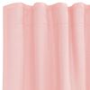 vidaXL Rideaux en voile avec passe-tringles 2 pcs rose