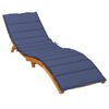 vidaXL Coussin de chaise longue bleu marine tissu oxford