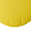 vidaXL Coussins de si&egrave;ge 2 pcs Jaune clair &Oslash;40 x 13 cm tissu