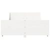 vidaXL Cadre de lit sans matelas blanc 150x200 cm bois de pin massif