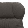 vidaXL fauteuil Gris fonc&eacute; 69 x 74 x 93 cm Tissu Sherpa