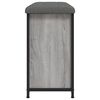 vidaXL Banc &agrave; chaussures tiroir rabattable sonoma gris 62x32x56 cm