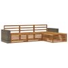 vidaXL Ensemble de canap&eacute;s d'ext&eacute;rieur 4 pcs Naturel