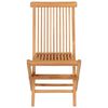 vidaXL Ensemble &agrave; manger de jardin 5 pcs Bois de teck massif
