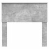 vidaXL T&ecirc;te de lit Gris b&eacute;ton 90 cm Bois d'ing&eacute;nierie