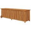 vidaXL Boîte de rangement de jardin avec roues 150x50x58cm bois acacia