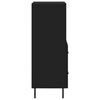 vidaXL Buffet Noir 34,5x34x90 cm Bois d'ing&eacute;nierie