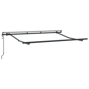vidaXL Cadre de auvent Anthracite 3 x 2 m Métal