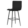 vidaXL Tabourets de bar lot de 2 noir velours