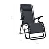 vidaXL Chaise pliable de terrasse Noir Textil&egrave;ne