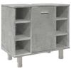 vidaXL Armoire de salle de bain Gris b&eacute;ton 60x32x53,5 cm Agglom&eacute;r&eacute;