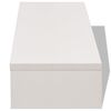 vidaXL Support de moniteur Bois d’ingénierie 60x23,5x12 cm Blanc