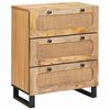 vidaXL Buffet Marron 60 x 33 x 75 cm Bois de mangue massif