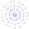 vidaXL &Eacute;toile rayonnante de No&euml;l 140 LED bleu 17 cm