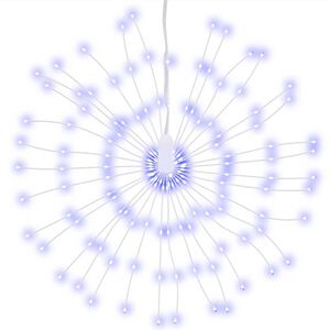 vidaXL &Eacute;toile rayonnante de No&euml;l 140 LED bleu 17 cm