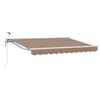 vidaXL Auvent r&eacute;tractable &eacute;lectrique Taupe 3,5 x 2 m