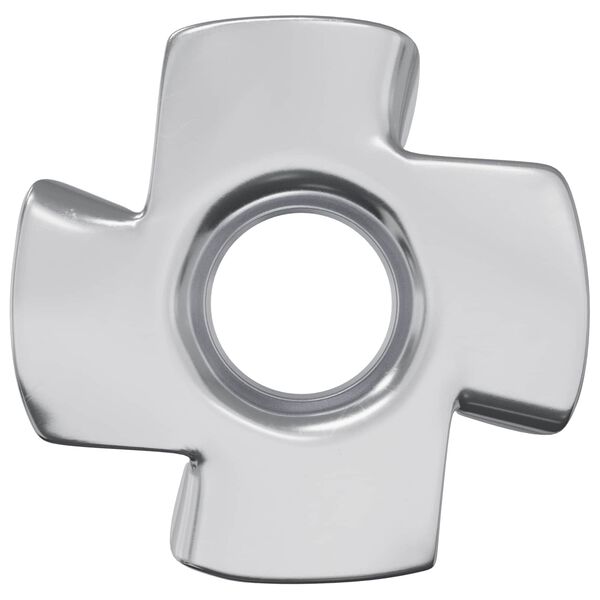 vidaXL Ecrou en T &agrave; dents 2 pcs Argent&eacute; M6 mm Acier