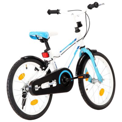 vidaXL Vélo pour enfants 18 pouces Bleu et blanc