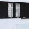 vidaXL Armoire suspendue Ch&ecirc;ne noir 40 x 31 x 80 cm Bois d'ing&eacute;nierie