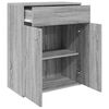 vidaXL Buffet Sonoma gris 60x30x75 cm Bois d'ing&eacute;nierie