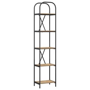 vidaXL &Eacute;tag&egrave;re 5 niveaux 40 x 30 x 183 cm Bois d'ing&eacute;nierie
