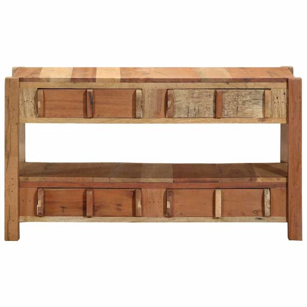 vidaXL Meuble TV Marron 83 x 33 x 46 cm Bois massif de récupération