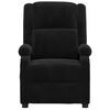 vidaXL Fauteuil électrique de massage Noir Velours