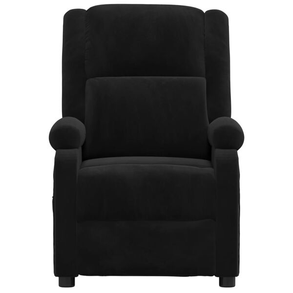vidaXL Fauteuil électrique de massage Noir Velours
