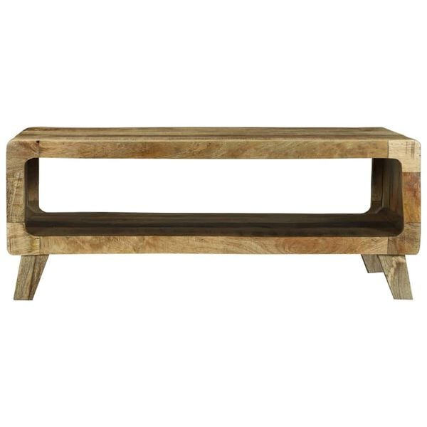 vidaXL Table basse Marron 90 x 50 x 35 cm Bois de mangue massif