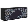 vidaXL Meuble TV mural DOKKUM 102 x 33 x 40 cm Ch&ecirc;ne noir