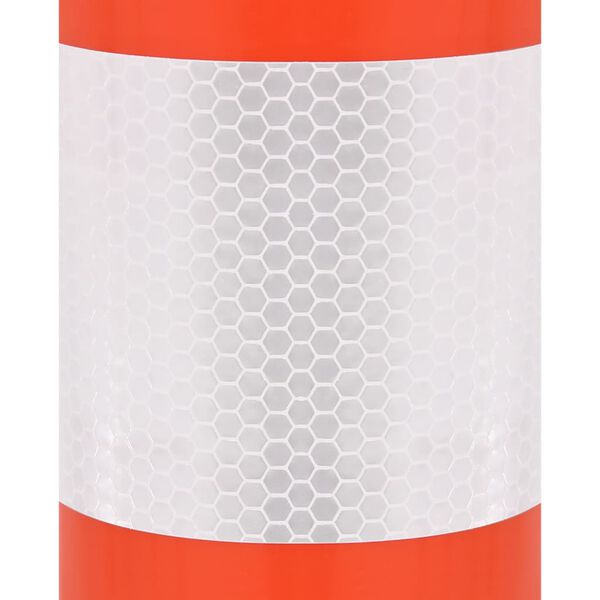 vidaXL Bornes de contr&ocirc;le du trafic 10 pcs 75 cm PE