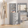 vidaXL Haut Armoire Sonoma gris 40 x 41 x 135 cm Bois d'ing&eacute;nierie
