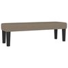 vidaXL banc Taupe 100 x 30 x 30 cm tissu