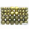 vidaXL Boules de Noël 100 pcs vert clair 3 / 4 / 6 cm