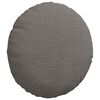 vidaXL Coussins de si&egrave;ge 2 pcs Gris clair &Oslash; 30 x 13 cm