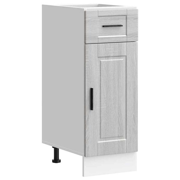vidaXL Armoire de cuisine Porto sonoma gris bois d'ing&eacute;nierie