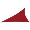 vidaXL Voile de parasol tissu oxford triangulaire 4x5x6,4 m rouge