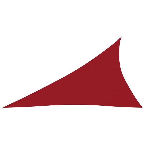 vidaXL Voile de parasol tissu oxford triangulaire 4x5x6,4 m rouge