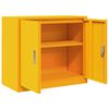 vidaXL Armoire de rangement Jaune moutarde 80 x 40 x 70 cm Acier